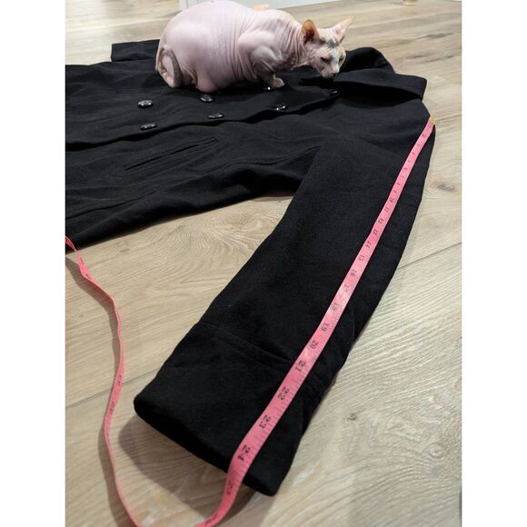 Old Navy Double Breasted Wool Blend Military Style Peacoat - Picture 12 of 15